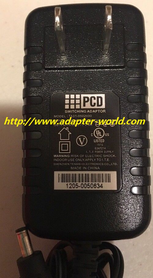 *100% Brand NEW* PCD 5V 2.0A TA31-0502000 AC/DC adapter Power Supply Free shipping!